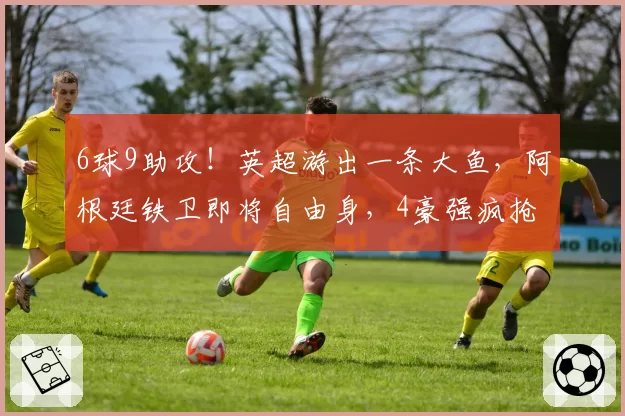 6球9助攻！英超游出一条大鱼，阿根廷铁卫即将自由身，4豪强疯抢